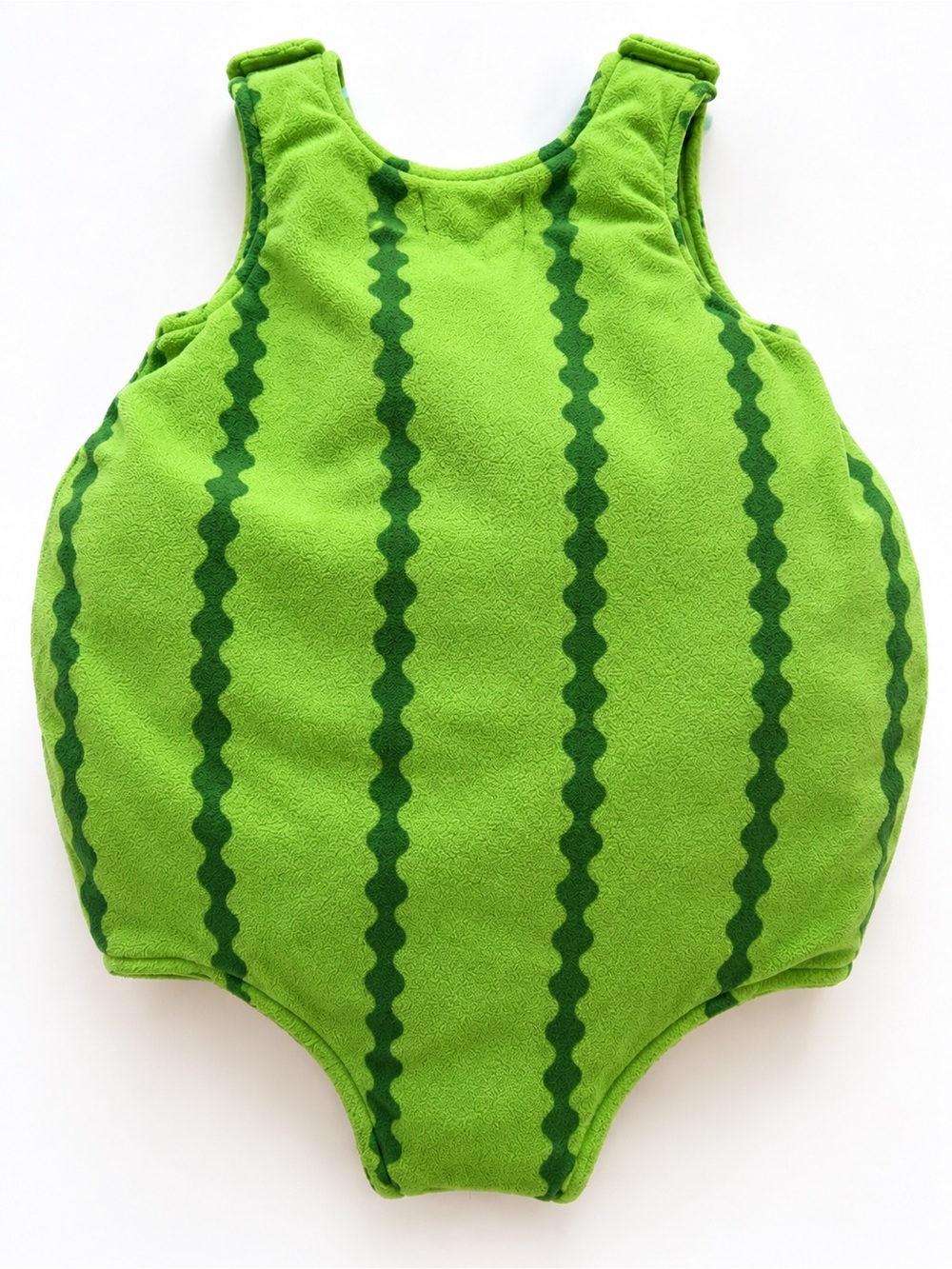 Place Watermelon Ruffle One-Piece - Pink & Green - Picture 2 of 4